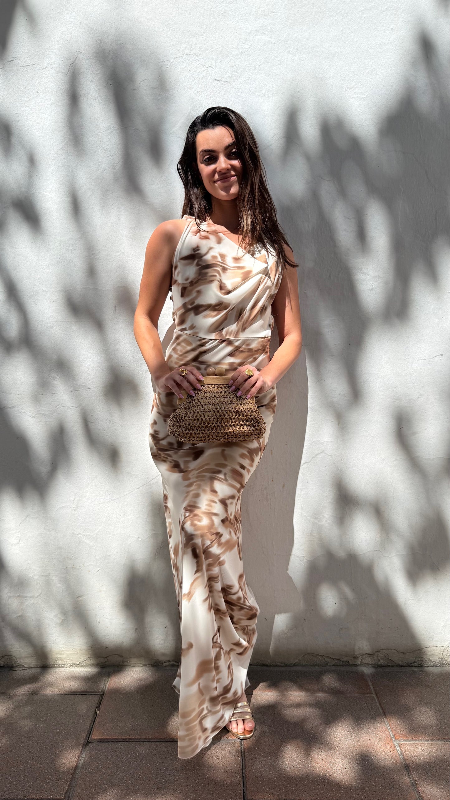 Vestido Aira Camel