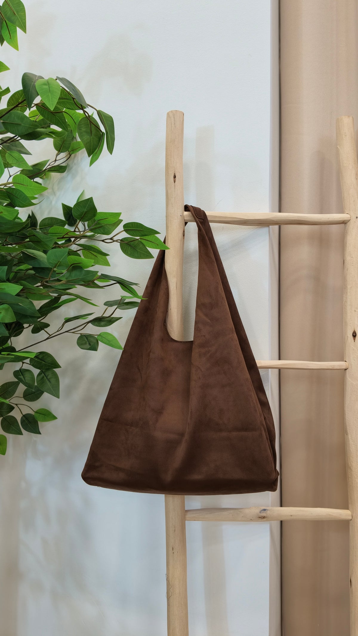 Bolso Hombro Efecto Ante