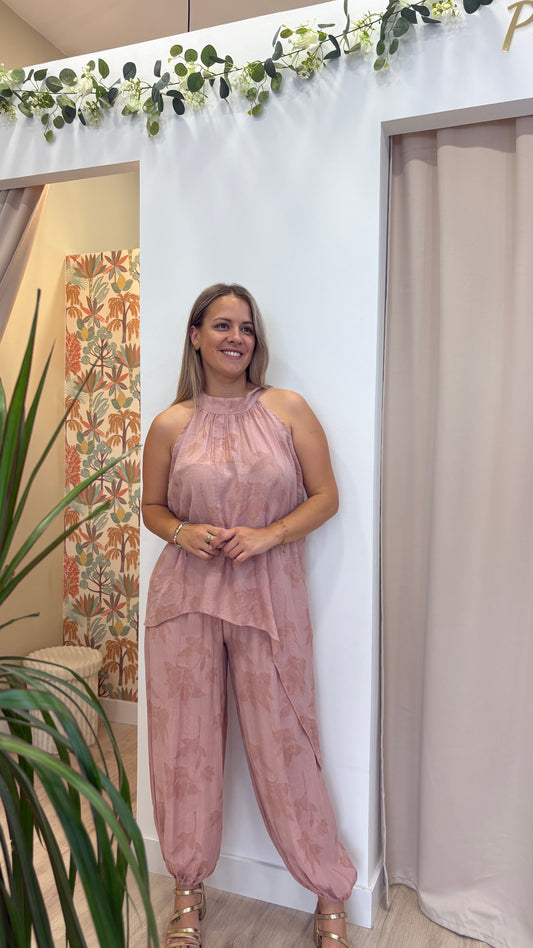 Conjunto Relieve Flor (color rosa)