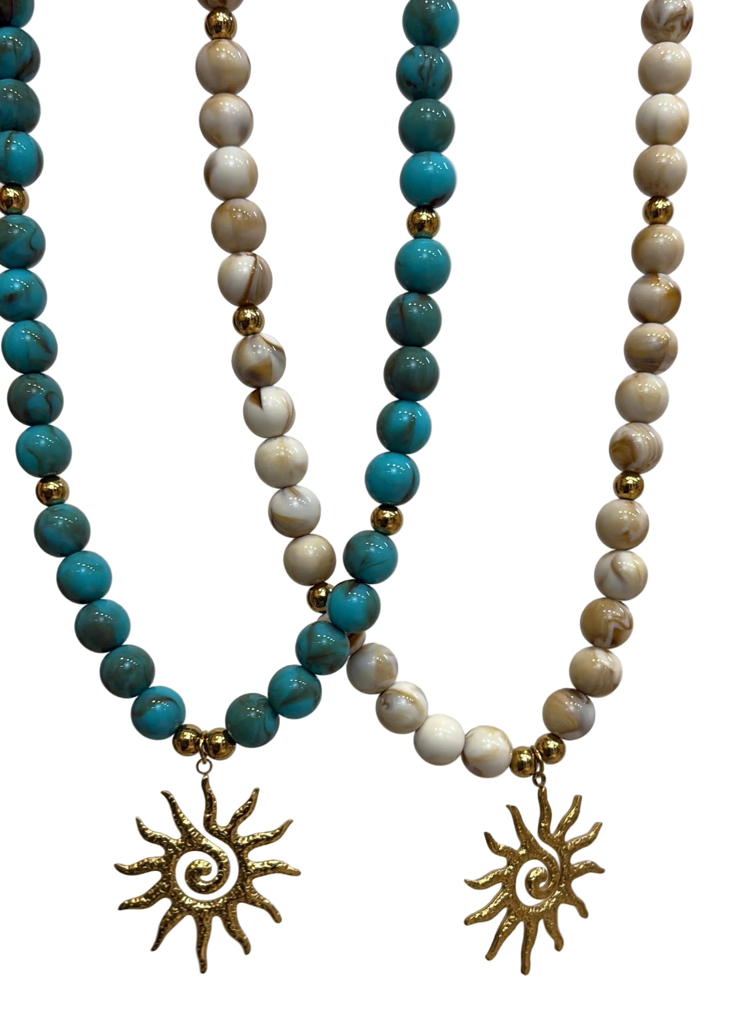 Collar Cerámica Sol