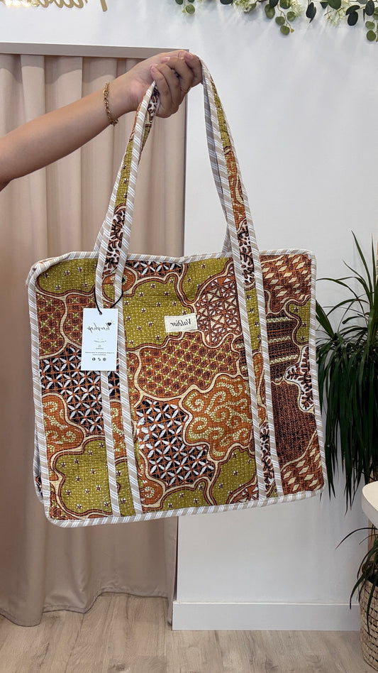Bolso Shopper Tela Acolchada