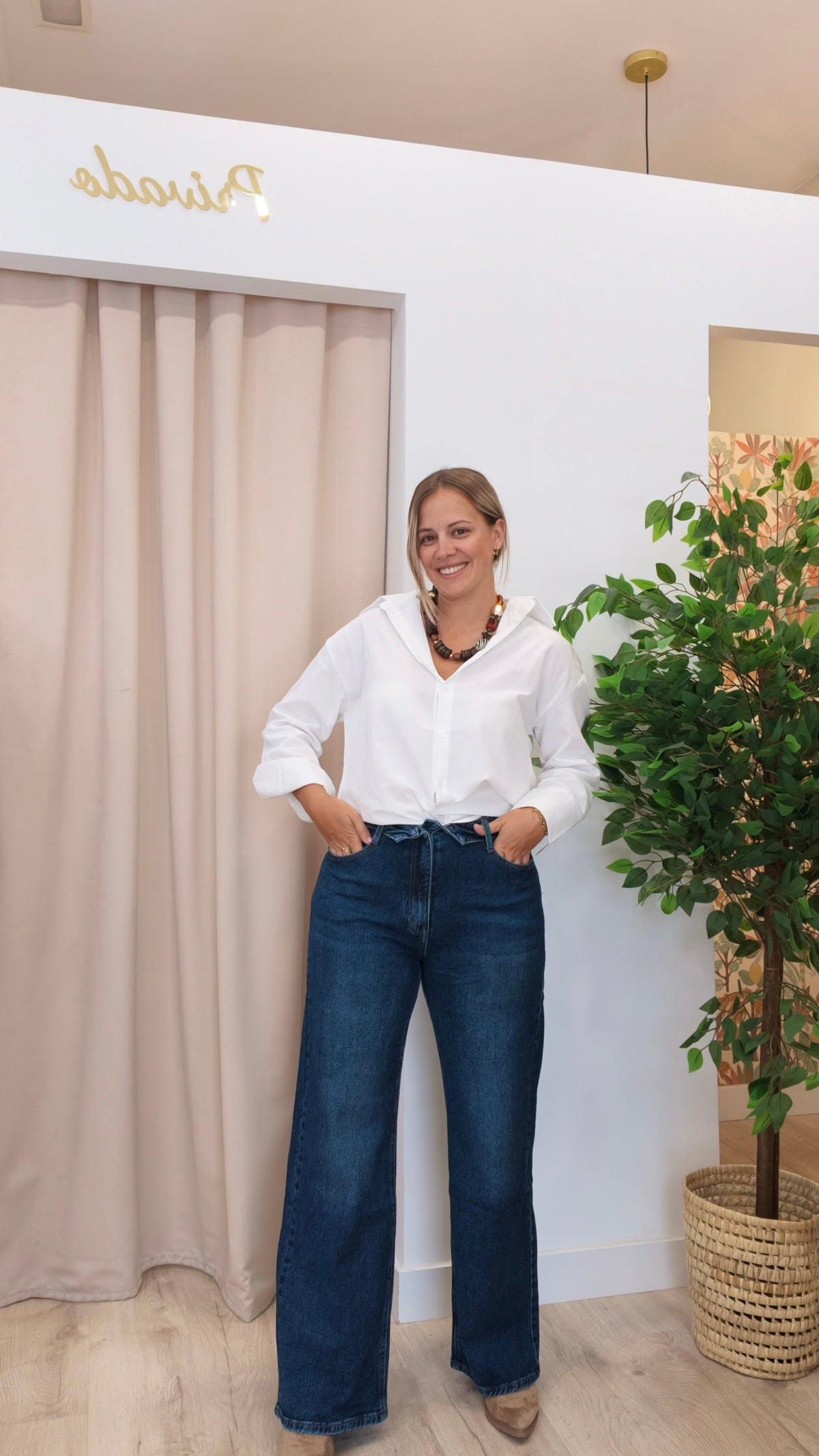 Jeans Cintura Doblada