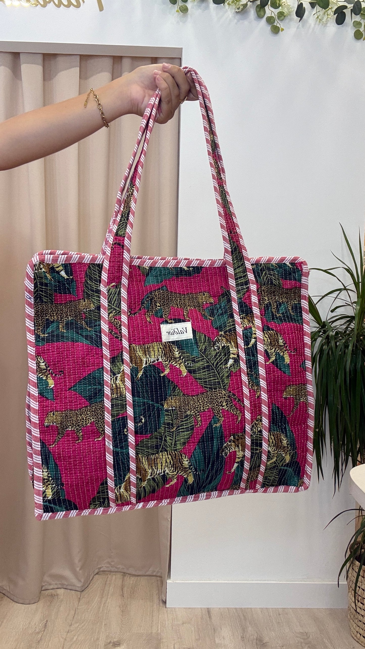 Bolso Shopper Tela Acolchada