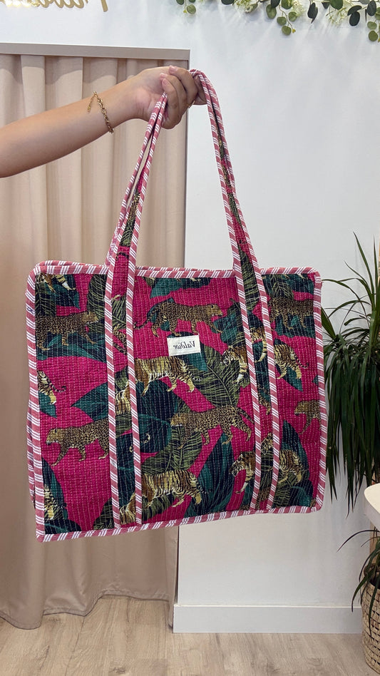 Bolso Shopper Tela Acolchada