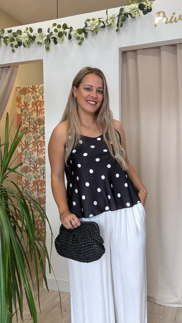 Blusa Lunares en Dos Colores
