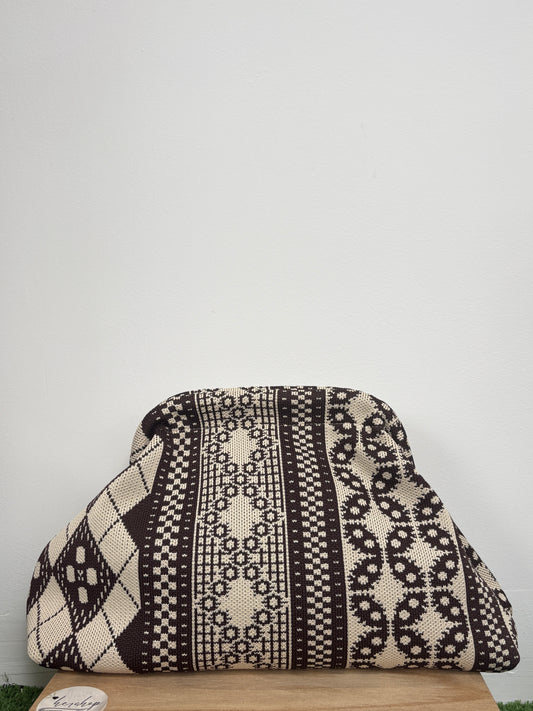 Bolso Estampado Marrón