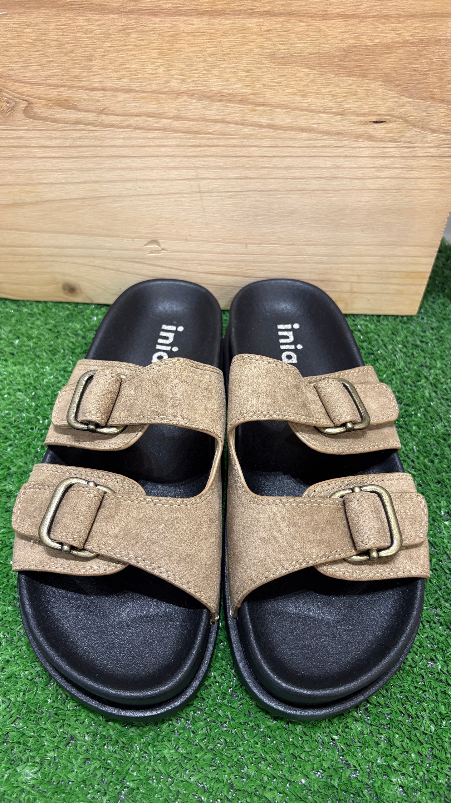 Sandalia Plataforma Taupe