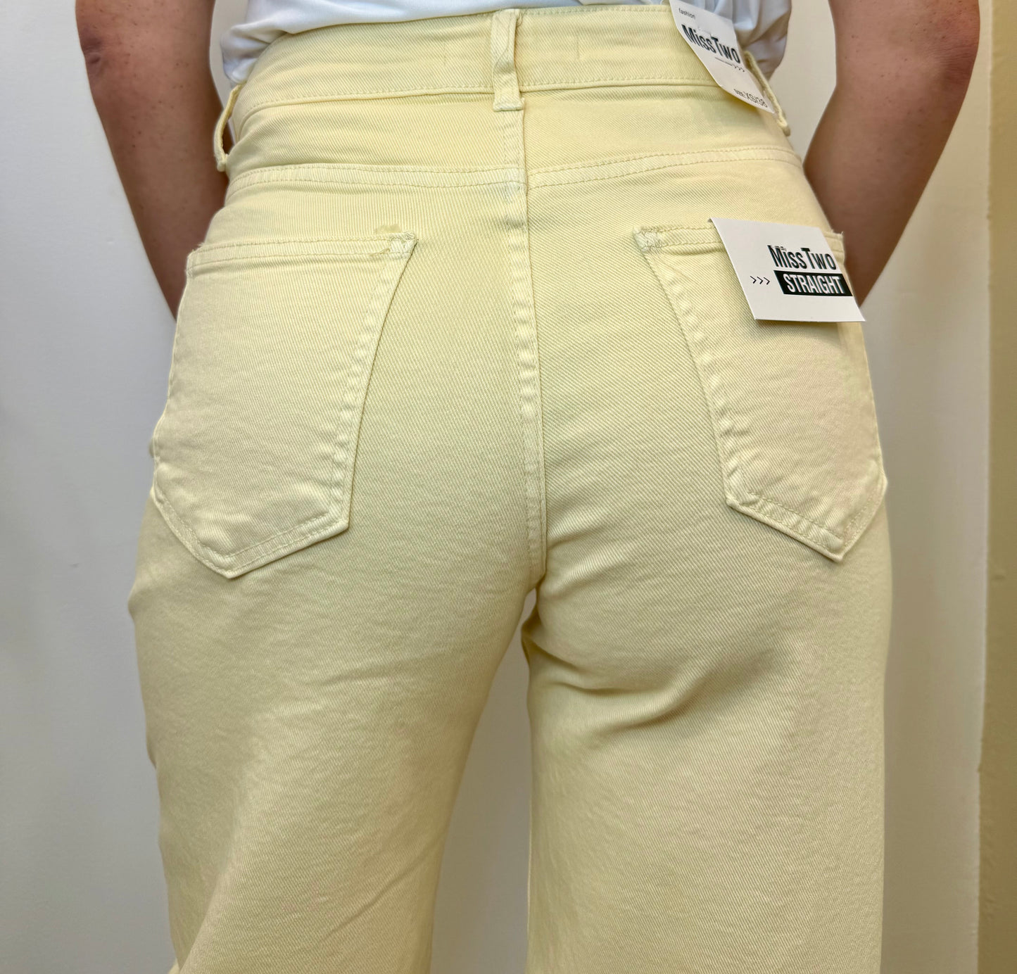 Jeans Straight Amarillo