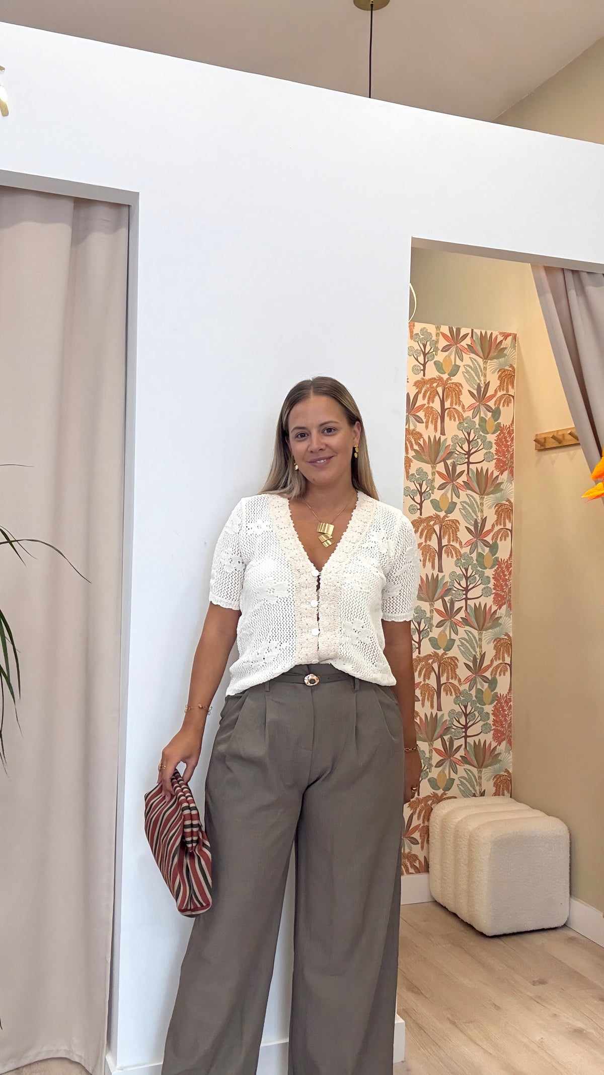 Top tipo Rebeca Punto Calado